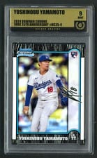Yoshinobu Yamamoto 2024 Bowman Chrome 1999 Bowman Chrome 25th Anniversary card