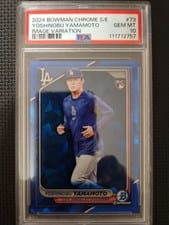 2024 Bowman Chrome Yoshinobu Yamamoto #73 card