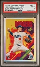 2024 Bowman Chrome Ascensions Yoshinobu Yamamoto #BA-17 card
