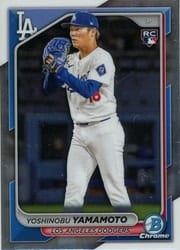 2024 Bowman Chrome Base Set Yoshinobu Yamamoto #73 card
