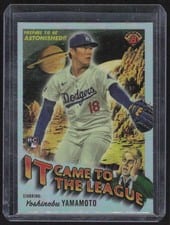 2024 Bowman Chrome It Came to the League Yoshinobu Yamamoto #IT-6 card
