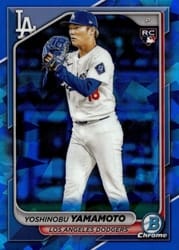 2024 Bowman Chrome Sapphire Edition Base Set Yoshinobu Yamamoto #73 card