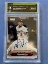 2024 Stadium Club Autographs Yoshinobu Yamamoto #SCBA-YMA card