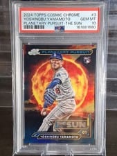 2024 Topps Cosmic Chrome Planetary Pursuit The Sun Yoshinobu Yamamoto #PPS-3 card