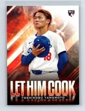 2024 Topps Update Let Him Cook Yoshinobu Yamamoto #LHC-15 card