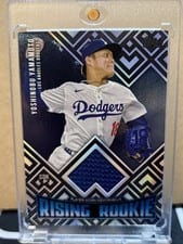2024 Topps Update Rising Rookies Relics Yoshinobu Yamamoto #RRR-YY card