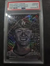 2025 Topps Chrome World Series at Night Yoshinobu Yamamoto #WSN-5 card
