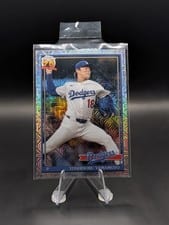 2026 Topps 1991 Chrome Yoshinobu Yamamoto #91C-18 card