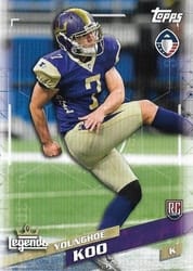 2019 Topps AAF Base Set Younghoe Koo #108 card