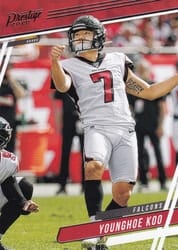 2020 Panini Prestige Base Set Younghoe Koo #96 card