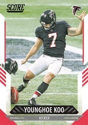 2021 Score Base Set Younghoe Koo #196 card