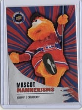 2026 Upper Deck National Hockey Card Day Mascot Mannerisms Youppi! #M-8 card