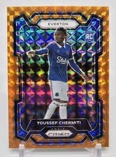 2023 Panini Prizm Premier League Youssef Chermiti Red Mosaic #259 card