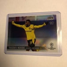 2020 Stadium Club Chrome UEFA Champions League Youssoufa Moukoko #57 card