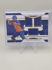 2024 Panini National Treasures Game Gear Swatches Trio Yovanny Rodriguez #7 card