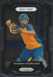 2024 Panini Prizm Base Set Yovanny Rodriguez #9 card