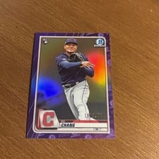 2020 Bowman Chrome Yu Chang #49 card