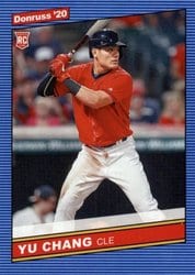 2020 Donruss Base Set Yu Chang #259 card