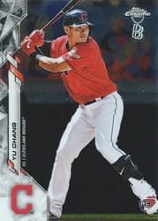 2020 Topps Chrome Ben Baller Edition Base Set Yu Chang #173 card
