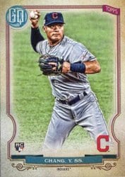 2020 Topps Gypsy Queen Base Set Yu Chang #171 card