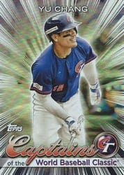 2023 Topps World Baseball Classic Captains of the Classic Yu Chang #CC-4 card
