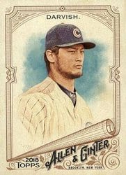 2018 Topps Allen & Ginter Base Set Yu Darvish #37 card