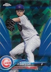 2018 Topps Chrome Sapphire Edition Base Set Yu Darvish #436 card