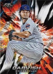 2018 Topps Fire Base Set Yu Darvish #87 card