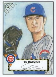 2018 Topps Gallery Heritage Yu Darvish #H-9 card