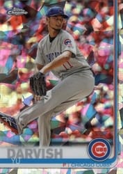 2019 Topps Chrome Sapphire Edition Base Set Yu Darvish #372 card
