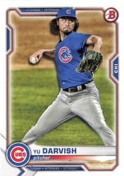 2021 Bowman Base Set Yu Darvish #70 card
