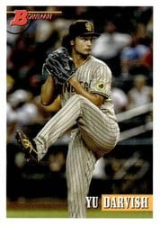 2021 Bowman Heritage Base Set Yu Darvish #70 card
