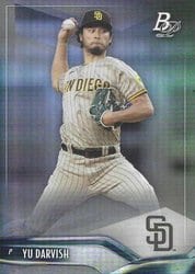 2021 Bowman Platinum Base Set Yu Darvish #42 card