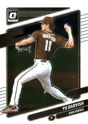 2021 Donruss Optic Base Set Yu Darvish #114 card