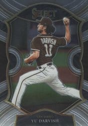 2021 Panini Select Base Set Yu Darvish #95 card