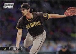 2021 Stadium Club Chrome Base Set Yu Darvish #265 card