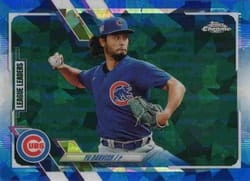 2021 Topps Chrome Sapphire Edition Base Set Yu Darvish #60 card