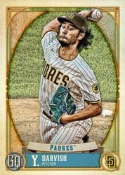2021 Topps Gypsy Queen Base Set Yu Darvish #105 card