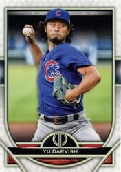 2021 Topps Tribute Base Set Yu Darvish #14 card