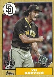 2022 Topps 1987 Topps Baseball (Series 2) Yu Darvish #87TB-25 card