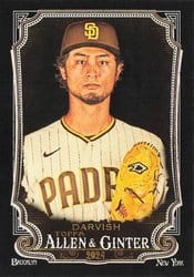 2024 Topps Allen & Ginter X Base Set Yu Darvish #5 card