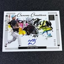 2024 Panini Impeccable Canvas Creations Signatures Yu-Min Lin #CCS-YML card