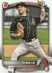 2025 Bowman Prospects Yu-Min Lin #BP-27 card