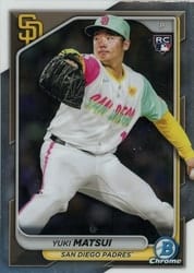 2024 Bowman Chrome Base Set Yuki Matsui #51 card