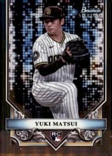 2024 Bowman Sterling Base Set Yuki Matsui #BSR-15 card