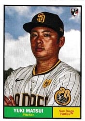 2024 Topps Archives Base Set Yuki Matsui #4 card