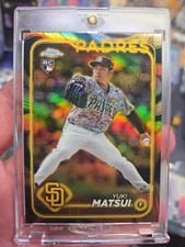 2024 Topps Gilded Collection Base Set Yuki Matsui #133 card