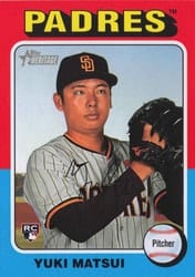 2024 Topps Heritage Base Set Yuki Matsui #509 card