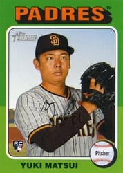 2024 Topps Heritage Base Set Yuki Matsui #509b card