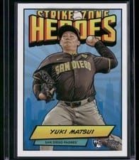 2024 Topps Japan Edition Strike Zone Heroes Yuki Matsui #SZH-7 card